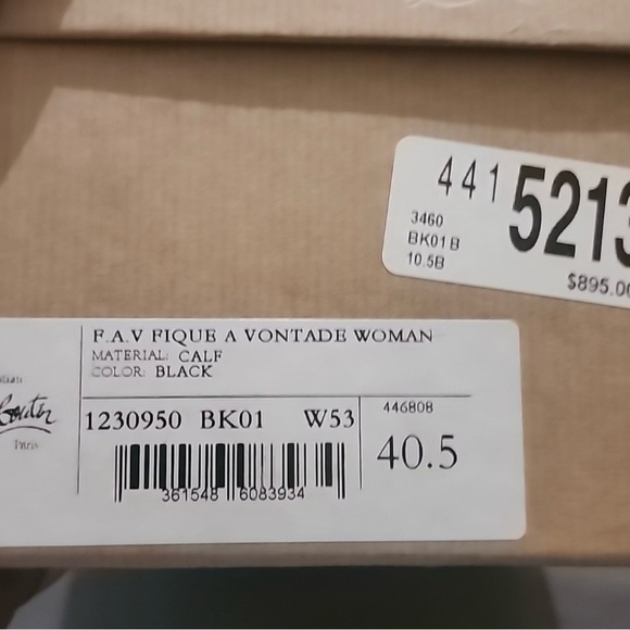 Wonderfull LOUBOUTIN F.A.V Fique Vontade sneacker.For man or woman. Size 40.5 . - Picture 7 of 7